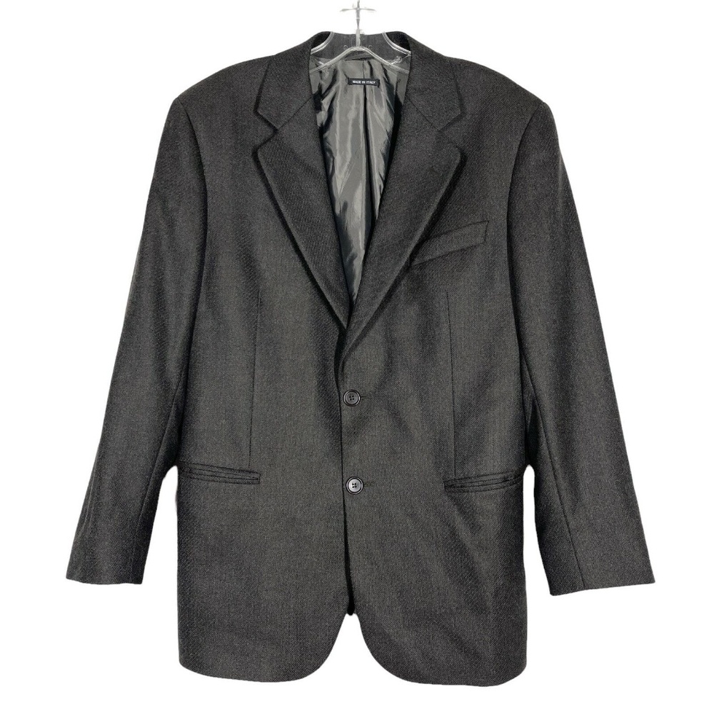 Giorgio Armani Black Label Wool Blazer Jacket